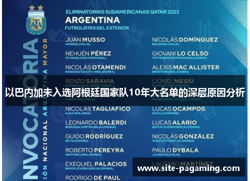 以巴内加未入选阿根廷国家队10年大名单的深层原因分析